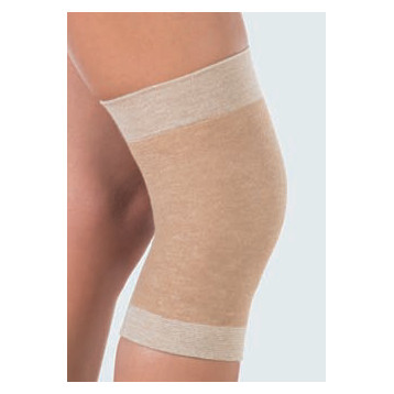 Ginocchiera In Lana Merinos 100% | Taglia XXL (51-55 Cm) | Dispositivo Medico Made In Italy, Chiusura A Strappo, Unisex, Per Dolori Reumatici E Tendiniti