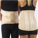 Corsetto Semirigido Lombosacrale Alto Con 4 Rinf. Parav. E 4 Tiranti Pelvici -  F/H Cm 33-M/H Cm 33