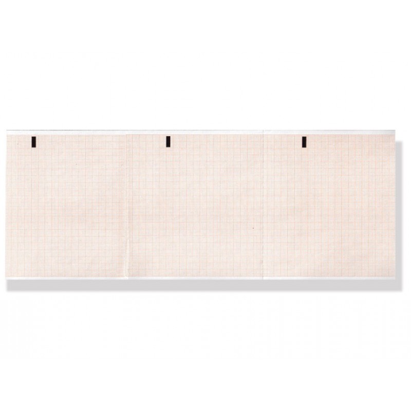 PACCO CARTA TERMICA ECG - griglia arancione - 112 x 100 mm
