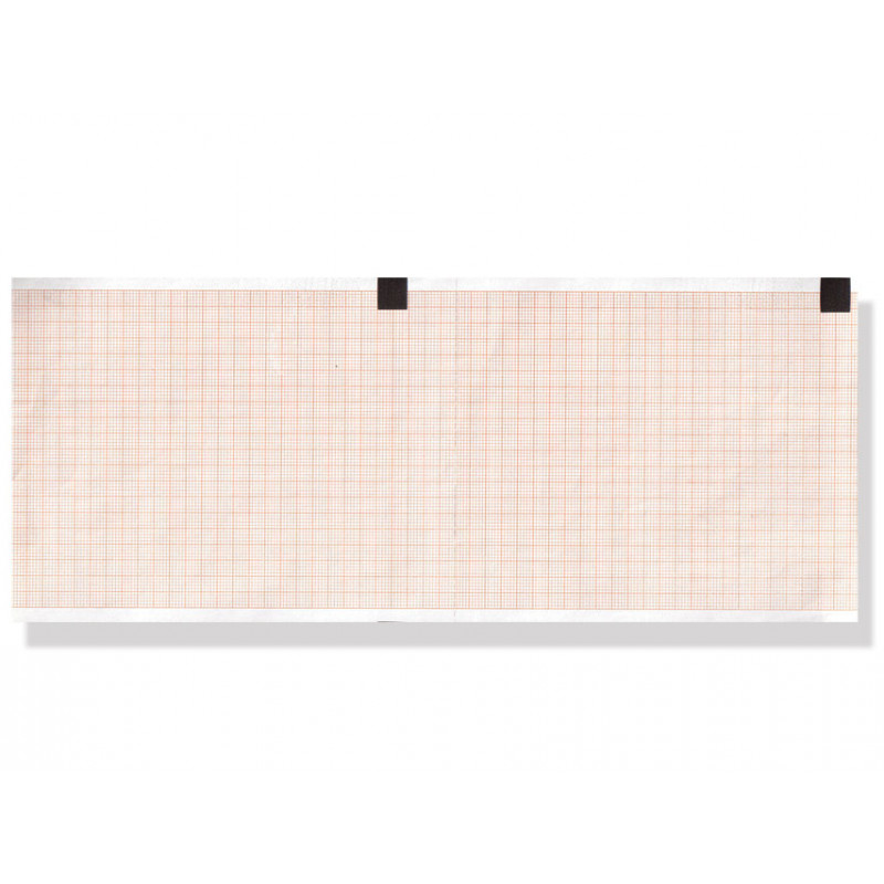 PACCO CARTA TERMICA ECG - griglia arancione - 110 x 140 mm