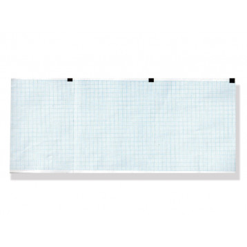 PACCO CARTA TERMICA ECG - griglia blu - 120 x 100 mm