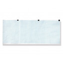 PACCO CARTA TERMICA ECG - griglia blu - 120 x 100 mm