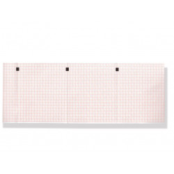 PACCO CARTA TERMICA ECG - griglia rossa - 112 x 90 mm