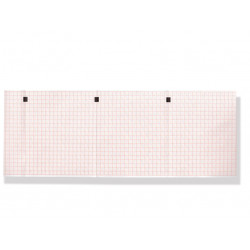 PACCO CARTA TERMICA ECG - griglia rossa - 112 x 90 mm