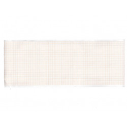 ROTOLO CARTA TERMICA ECG - griglia arancione - 108 mm x 23 m