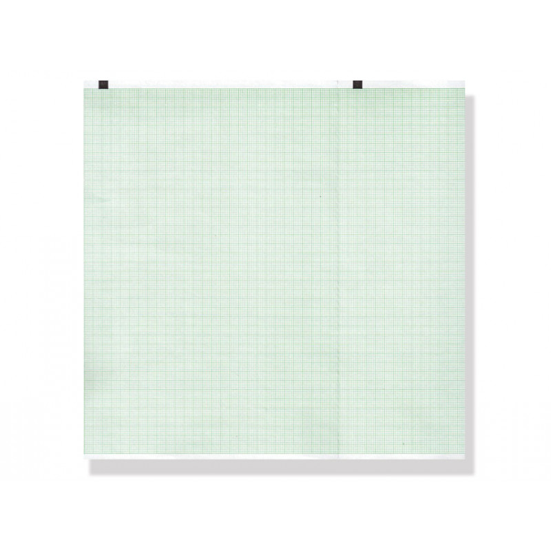 PACCO CARTA TERMICA ECG - griglia verde - 210 x 140 mm
