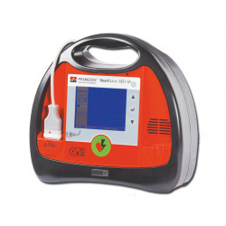 DEFIBRILLATORE HEART SAVE AED M - con batteria ricaricabile e Monitor - GB/IT/FR/ES