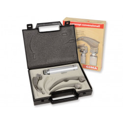 SET LARINGOSCOPIO 3 LAME - Lame Mc Intosh 2-3-4 - adulto