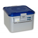 CONTAINER STANDARD 285 x 280 x h 200 mm - 2 filtri - perf. - blu