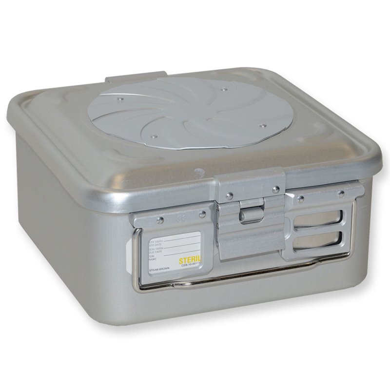 CONTAINER STANDARD 285 x 280 x h 135 mm - 1 valvola - n.p. - grigio