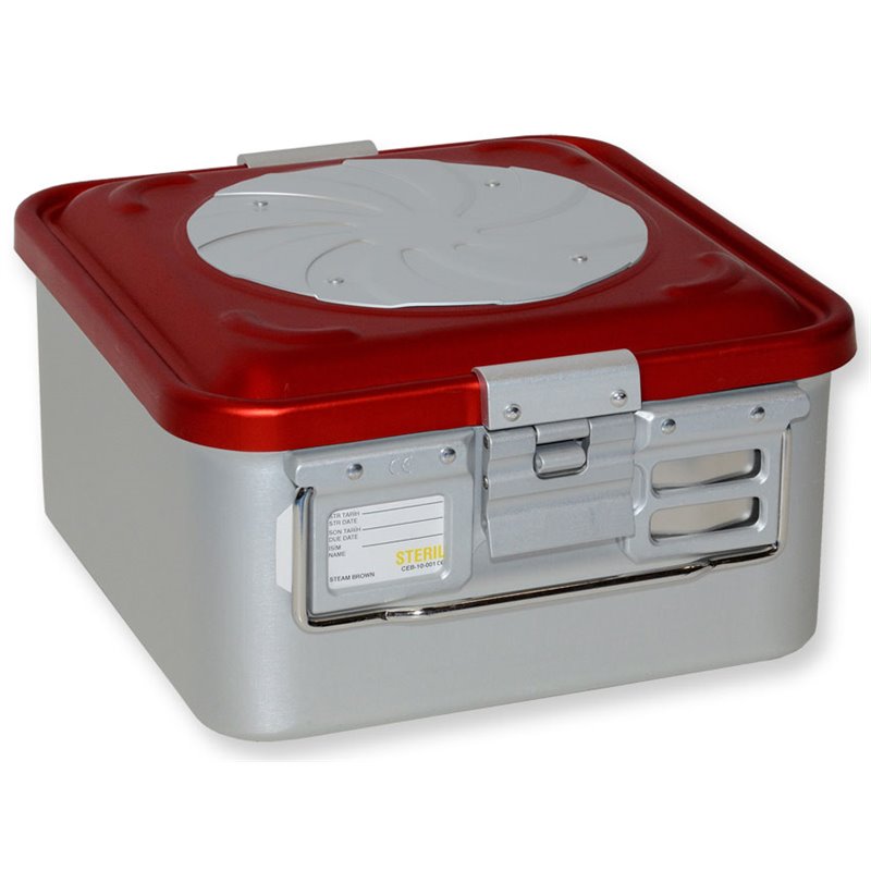 CONTAINER STANDARD 285 x 280 x h 150 mm - 1 valvola - n.p. - rosso