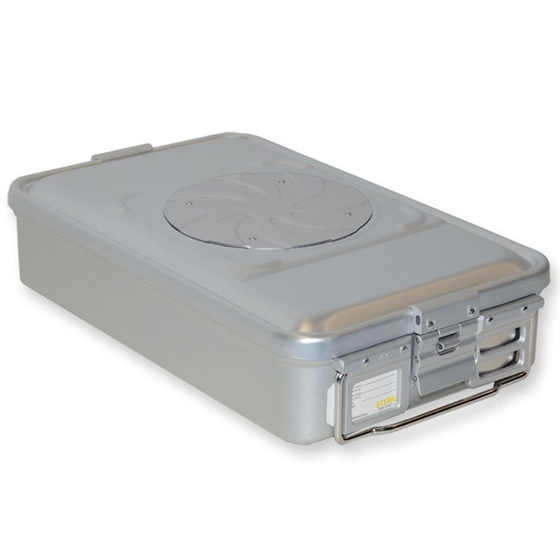 CONTAINER STANDARD 465 x 280 x h 100 mm - 1 valvola - n.p. - grigio