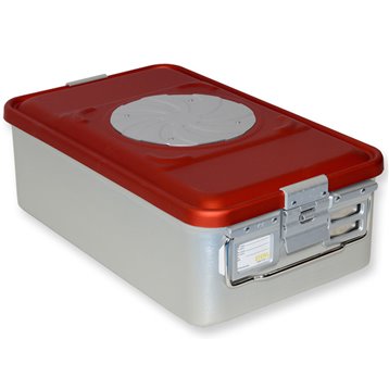 CONTAINER STANDARD 465 x 280 x h 150 mm - 1 valvola - n.p. - rosso CONTAINER STANDARD 465 x 280 x h 150 mm - 1 valvola - n.p. - rosso