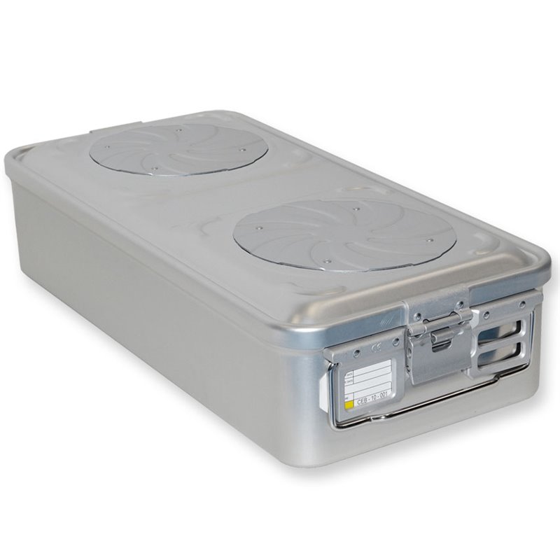 CONTAINER STANDARD 580 x 280 x h 135 mm - 2 valvole - n.p. - grigio