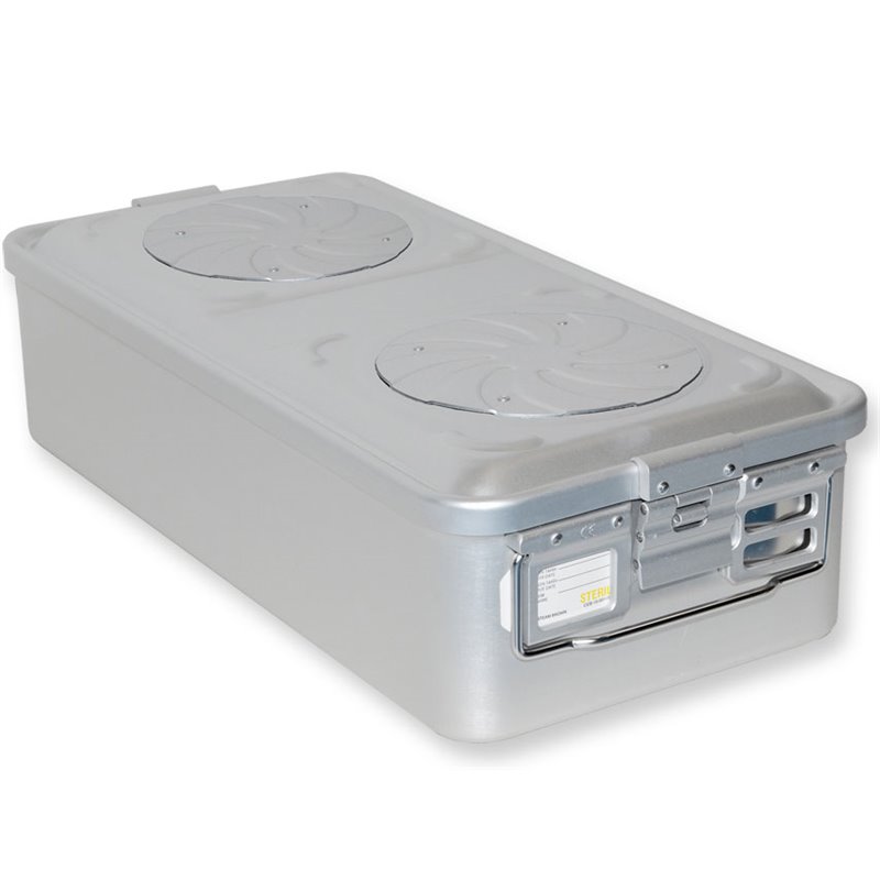 CONTAINER STANDARD 580 x 280 x h 150 mm - 2 valvole - n.p. - grigio