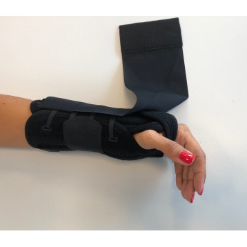 TUTORE POLSO POLSIERA FASCIA ORTOPEDICA PER DISTORSIONE MANO TENDINITE SINISTRO - Foto 9